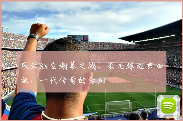 风云组合谢幕之战！羽毛球经典回放，一代传奇的告别